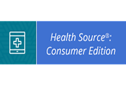 Health Source Consumer Edition on blue background